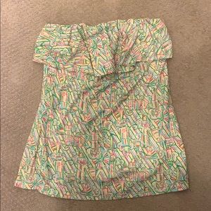Lilly Pulitzer Strapless Top